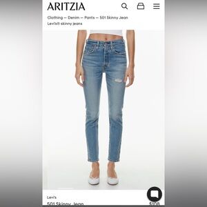 Women’s Levi’s distressed size 28